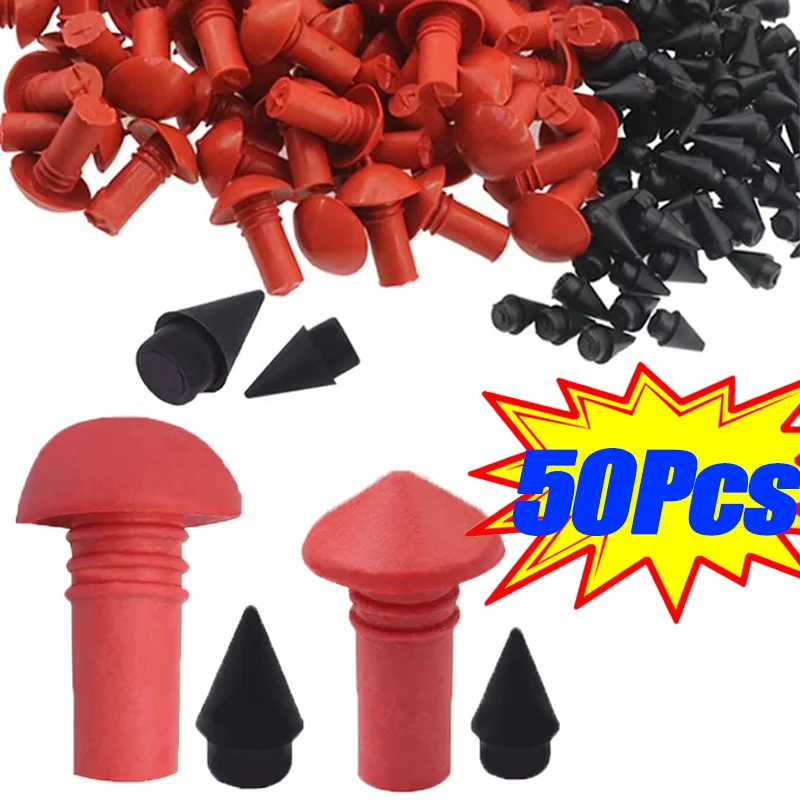 50-10Pcs Universal Car Rubber Mushroom Nails Tyre Repair Nail Plug Puncture Repair Bullet Kit Motorcycle Wheel Tire Repair Tools