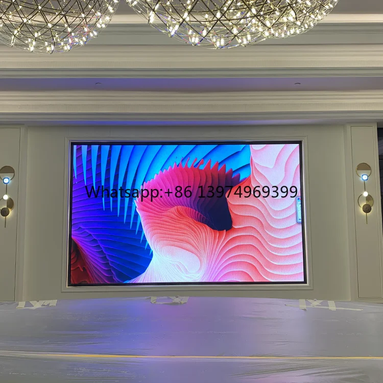 Indoor Large LED Display Screen P1.8 P2  Large Commercial LED Display Screen