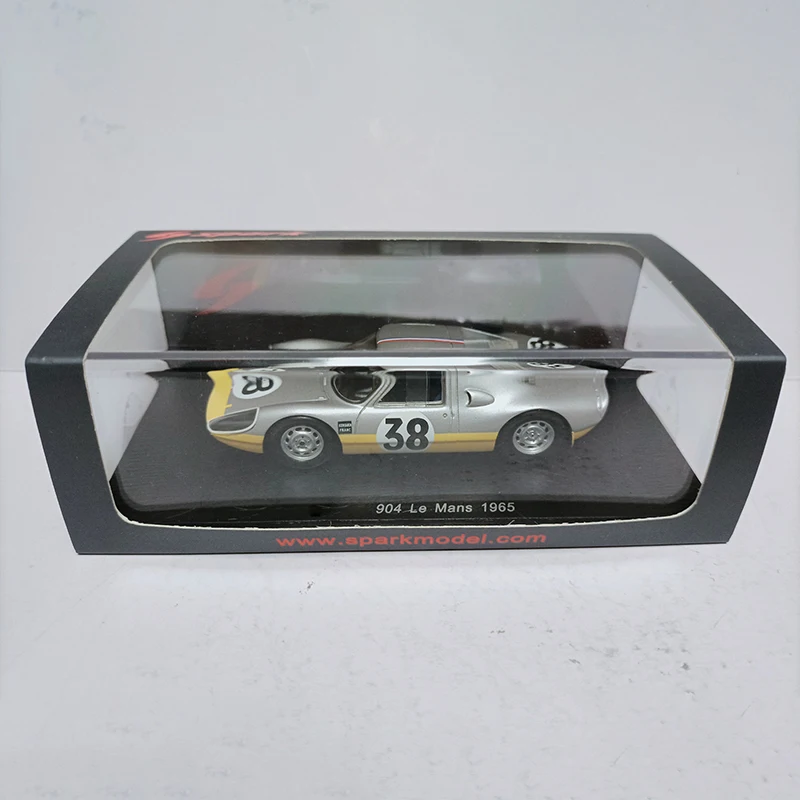 

Spark 1/43 Scale 904 Le Mans 1965 Resin Simulation Car Model Static Collection Decorated Holiday Gifts Toys Souvenir Gift