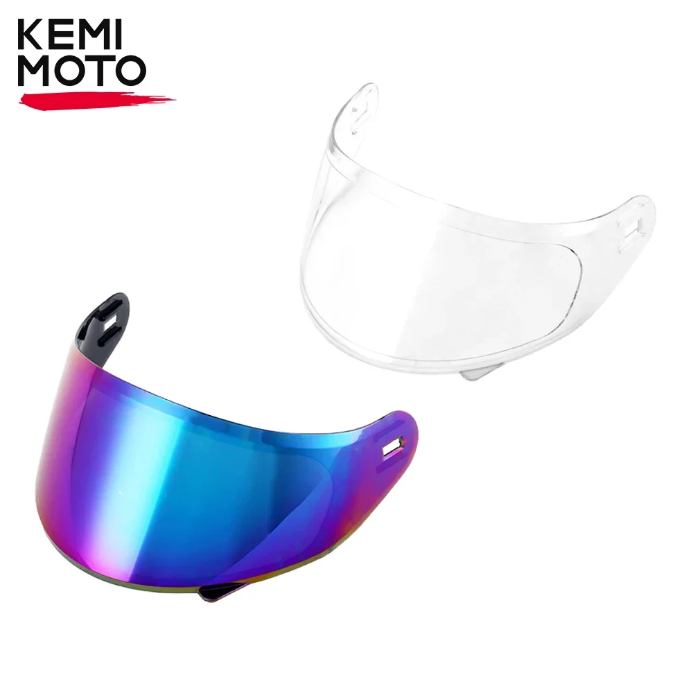 For HNJ Cat Ear Motorcycle Helmet Lens Full Face Moto Helmet Visors Transparent Colorful Easy To Install Multipurpose