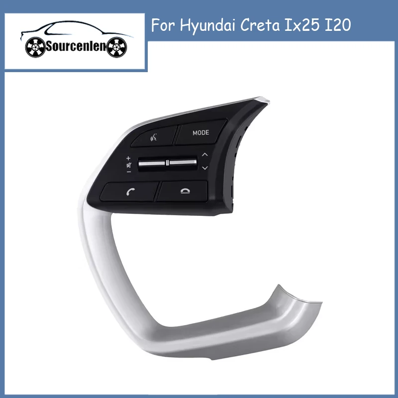 For Hyundai Creta Ix25 I20 Left Side Steering Wheel Switch Audio Phone Volume Control Button 96710-BV030 96710BV030