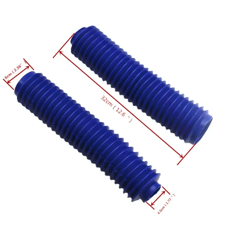 40mm Fork Motorbike Blue Rubber Boot Universal Dust Jacket Cover Dirt Off Bike