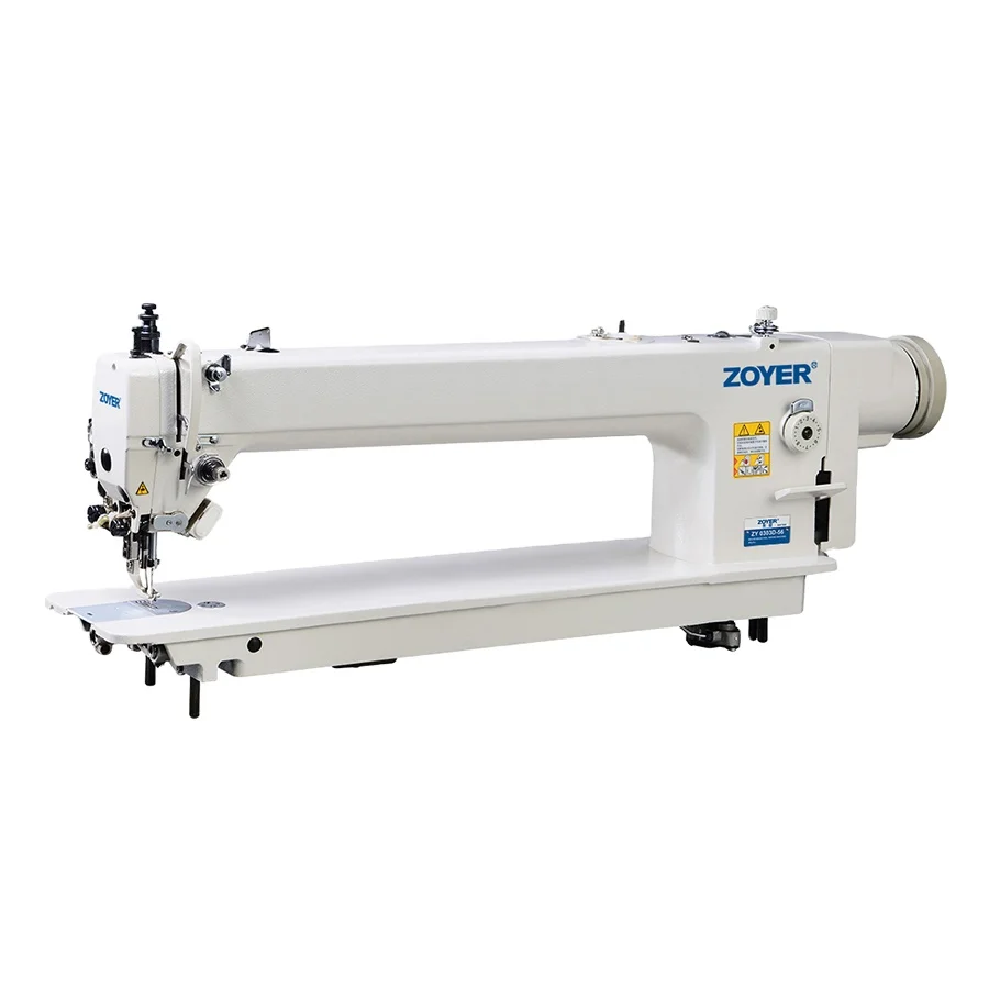 

ZY0303D-56 Zoyer Leather Long Arm 56cm Heavy Duty Top with Bottom Feed Lockstitch Industrial Sewing Machine Walking Foot