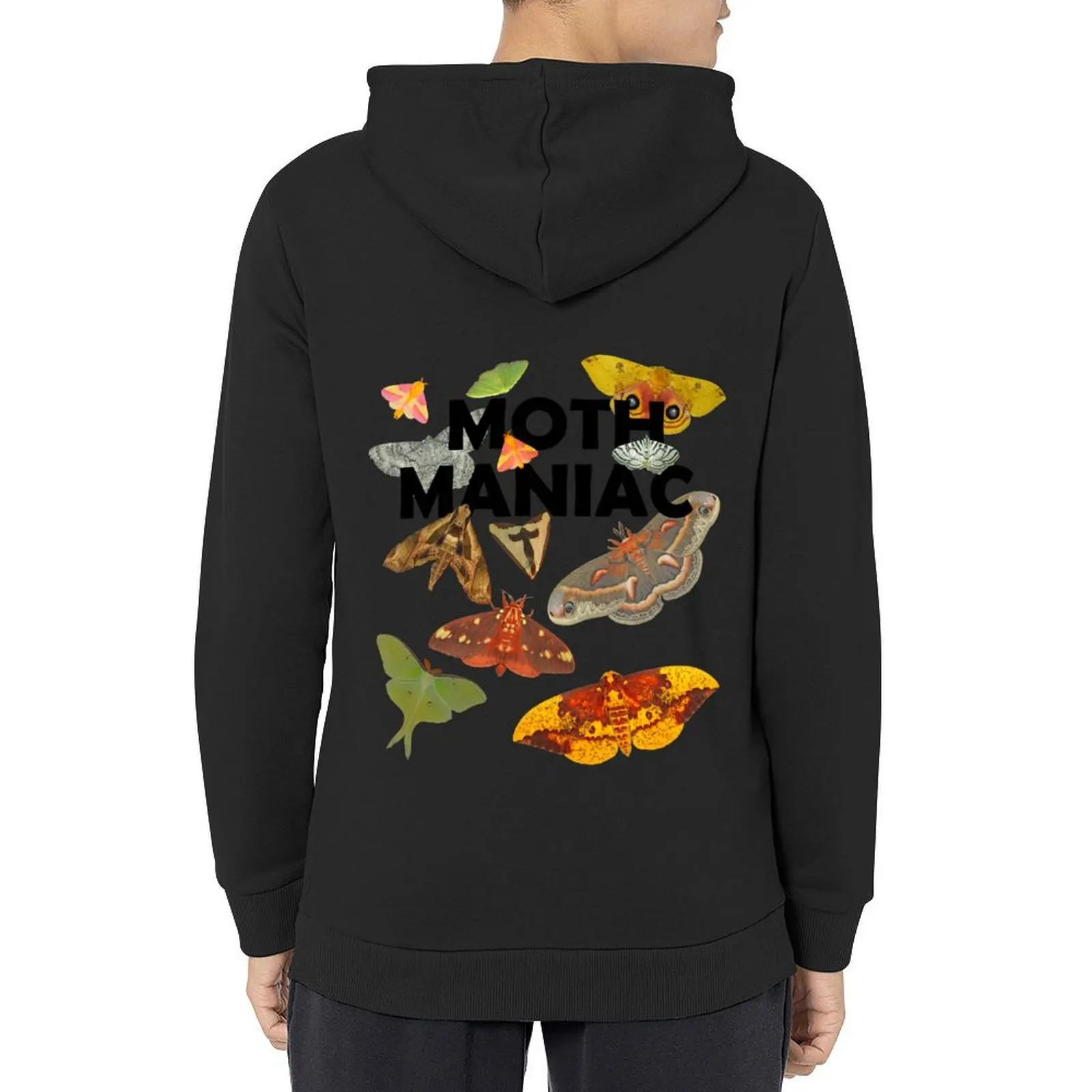 

Moth Maniac Hoodie mens designer clothes japanese style autumn new products men clothes oversized hoodie