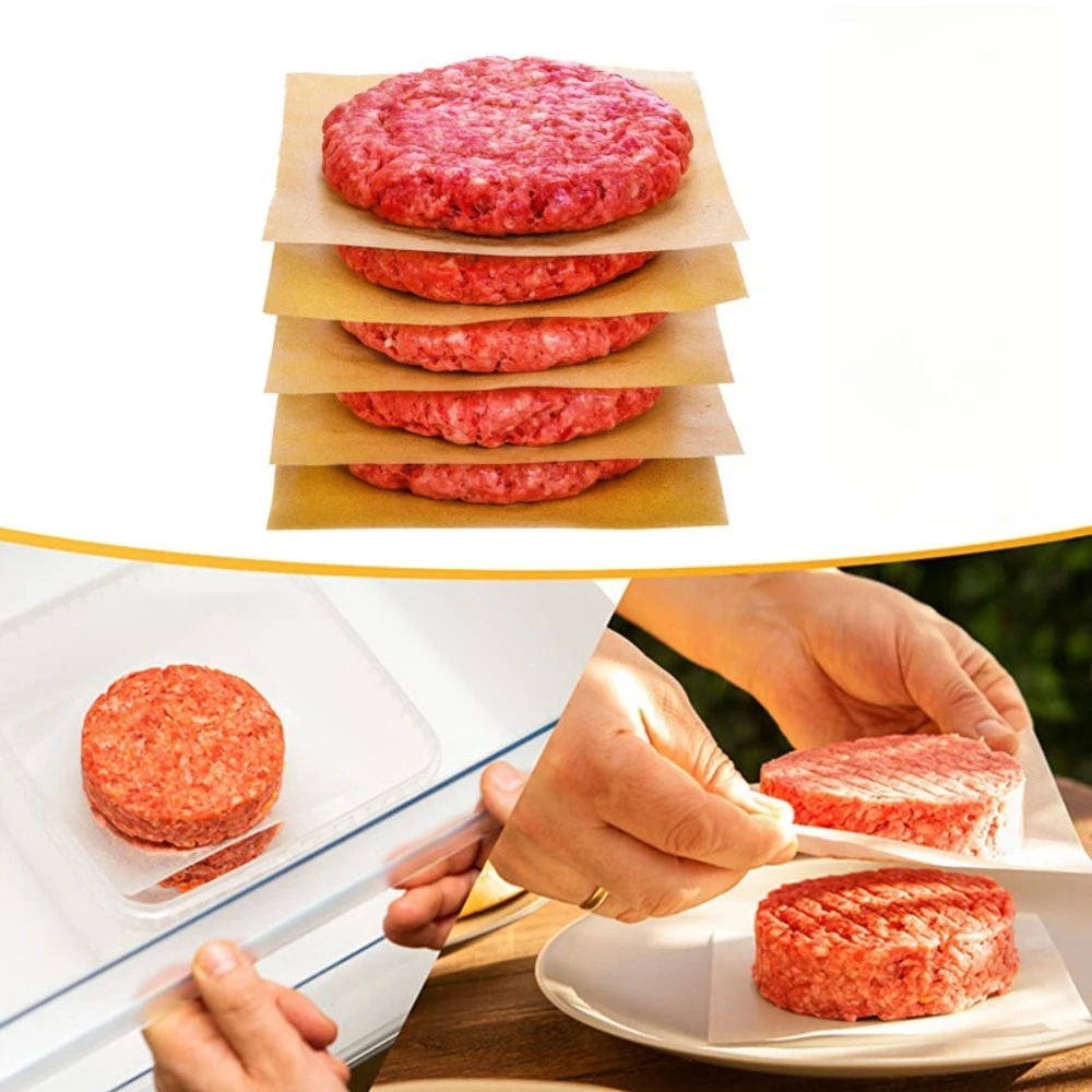 100/200PCS Non-stick Food Waxed Paper-Papel Hamburgers Wrappers Thick Oven Paper For Cookies Kitchen Baking Accessories