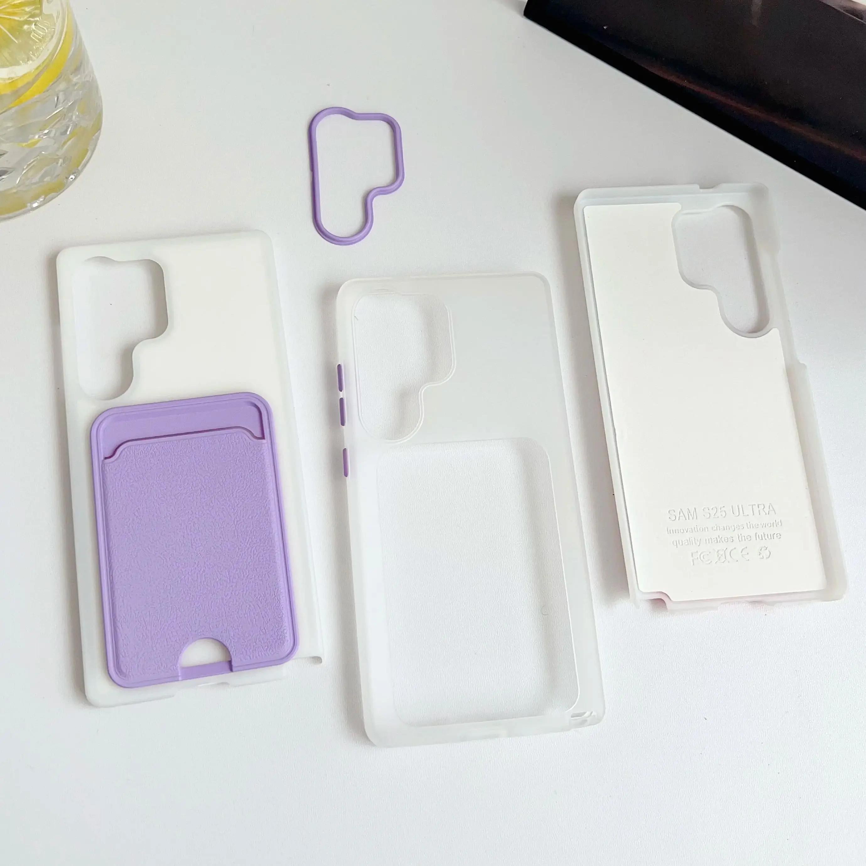 2IN1 الجلود نمط فتحة للبطاقات محفظة جراب هاتف لسامسونج غالاكسي S25 S24 S23 زائد الترا FE ماتي غطاء للحماية للصدمات #2