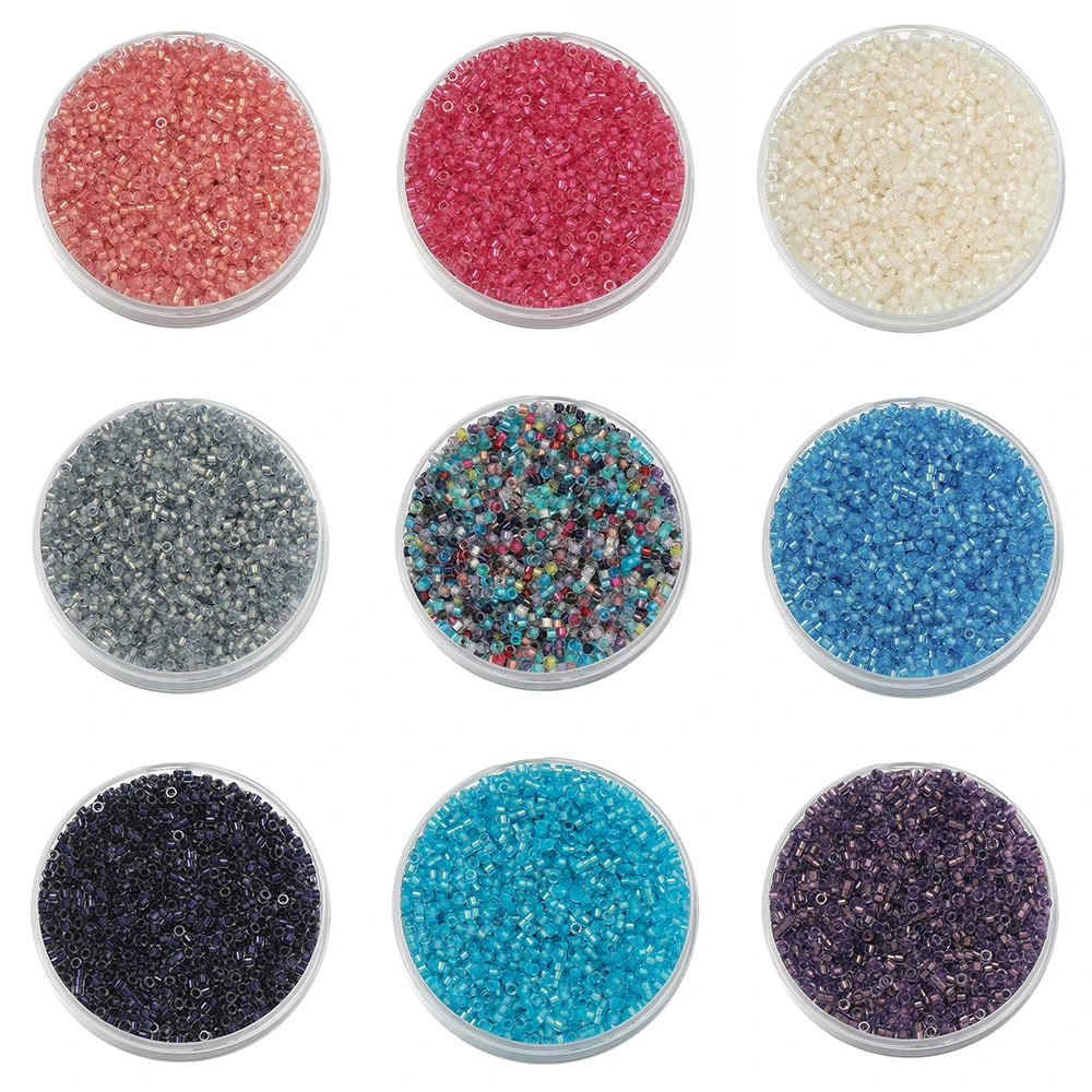 

10g/Lot 1.8*2.5mm Glass Seeds Beads Charm Spacer Bead for DIY Bracelet Necklace Earring Jewelry Making Accessories