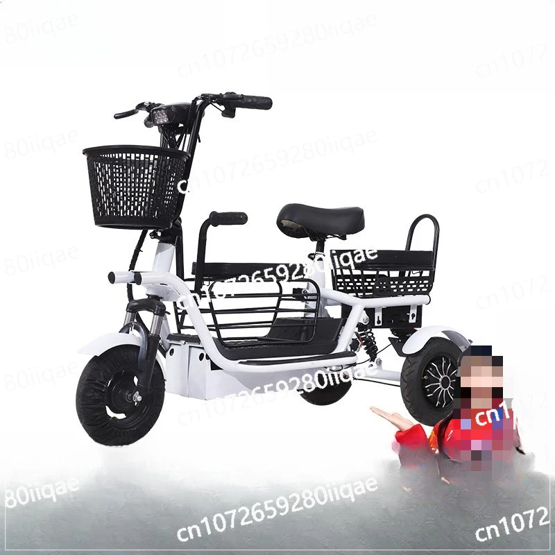 New energy the elderly lady pick up parent-child transport lightweight small household battery car electric tricycle