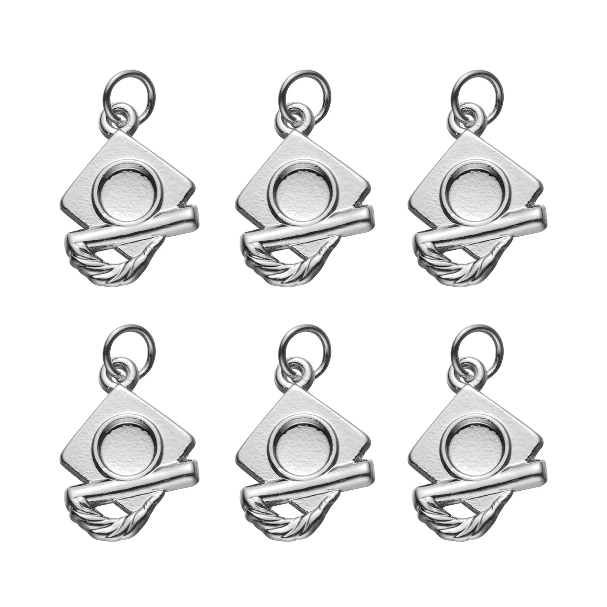 

40 Pcs Pendant Graduation Cap Accessories Jewelry Making Pendants Hat Charm DIY Charms