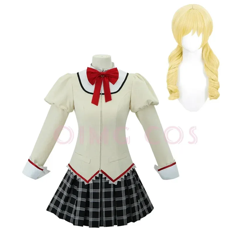 

Kaname Madoka Akemi Homura Cosplay Costume School Uniform Puella Magi Madoka Magica Adult Anime Halloween Costumes Women Game