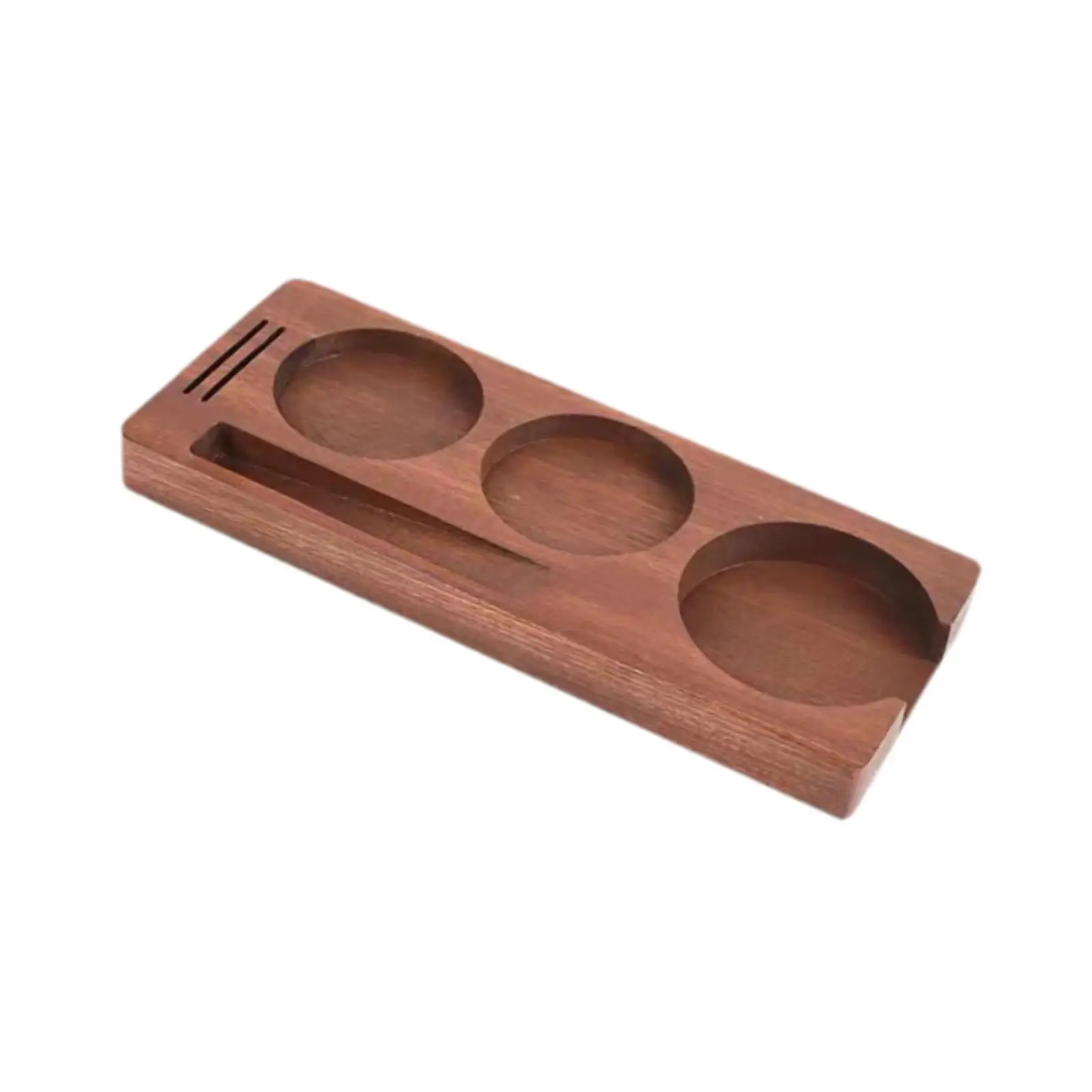 Universal Coffee Stand Premium Wooden Base Tamper Holder Scratch Resistant Espresso Accessory for Home Coffee Machine Corner
