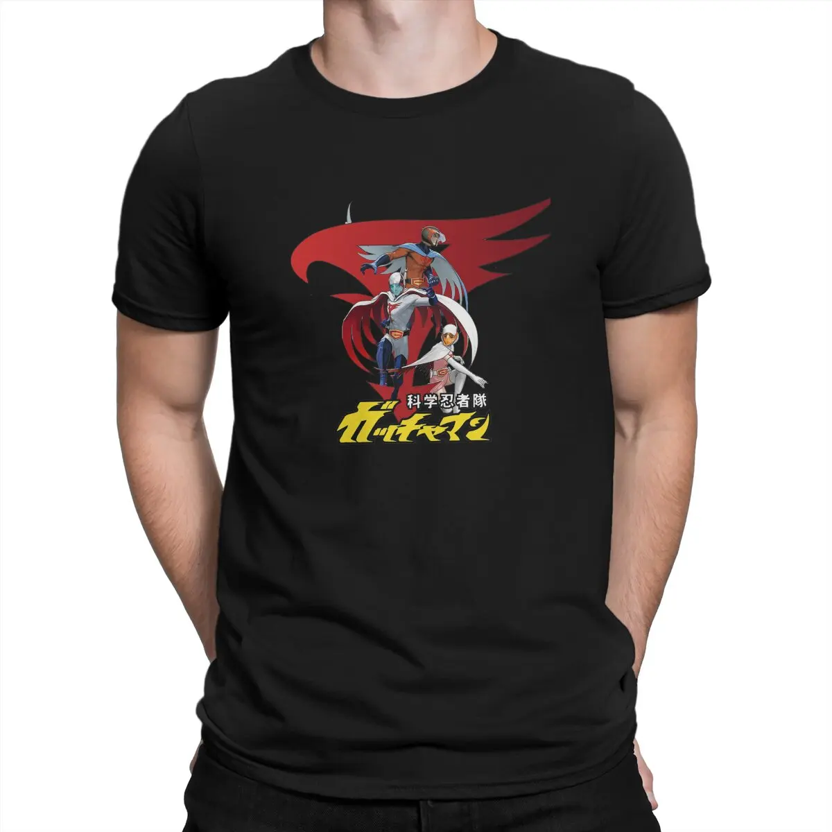 Kagaku Ninja-Tai Gatchaman Team (2) T Shirt Punk Men Tees Summer Clothing Harajuku Crewneck TShirt