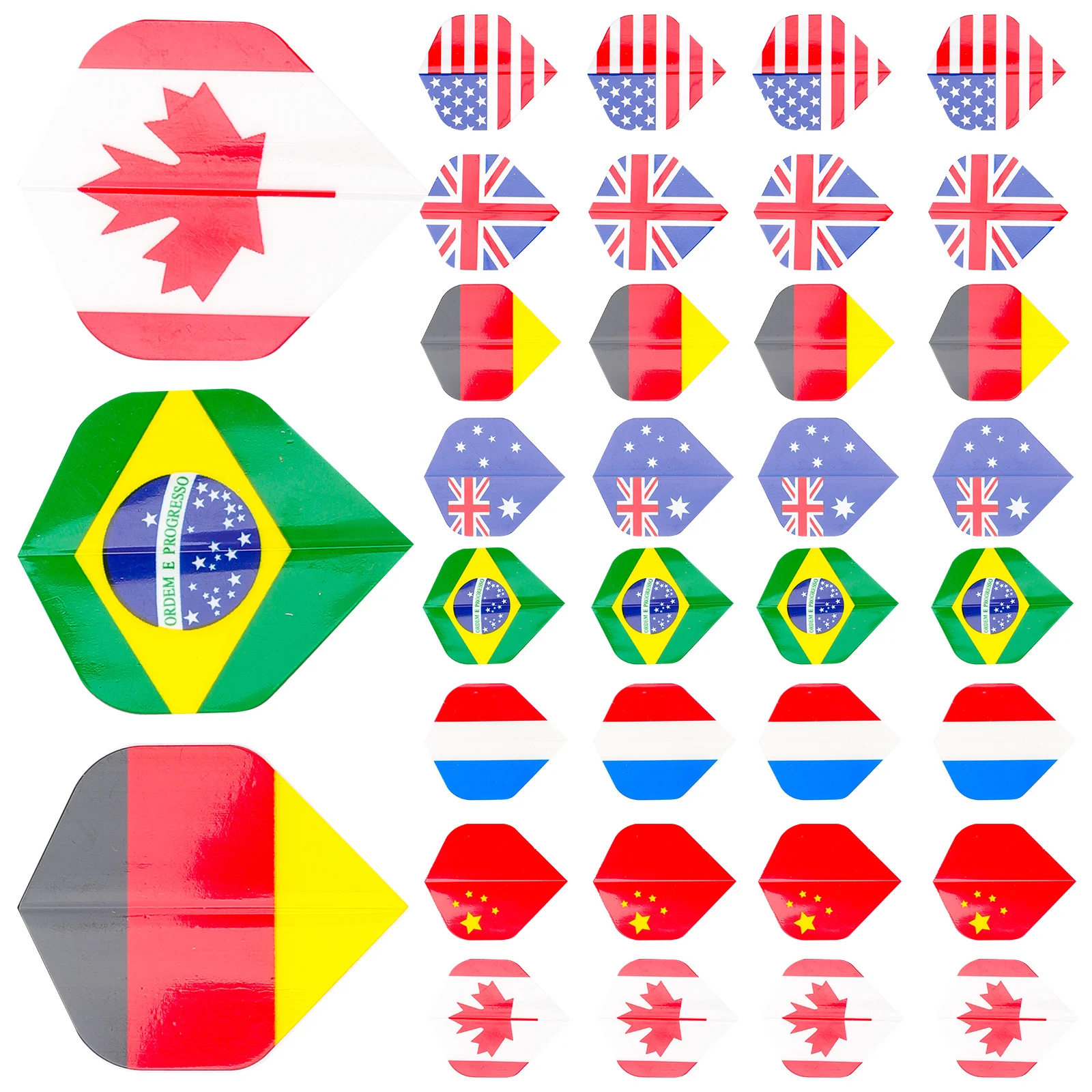 

27 шт. разнообразных легких сменных накладок на дротики, полезный подарок для друзей, декоративные накладки