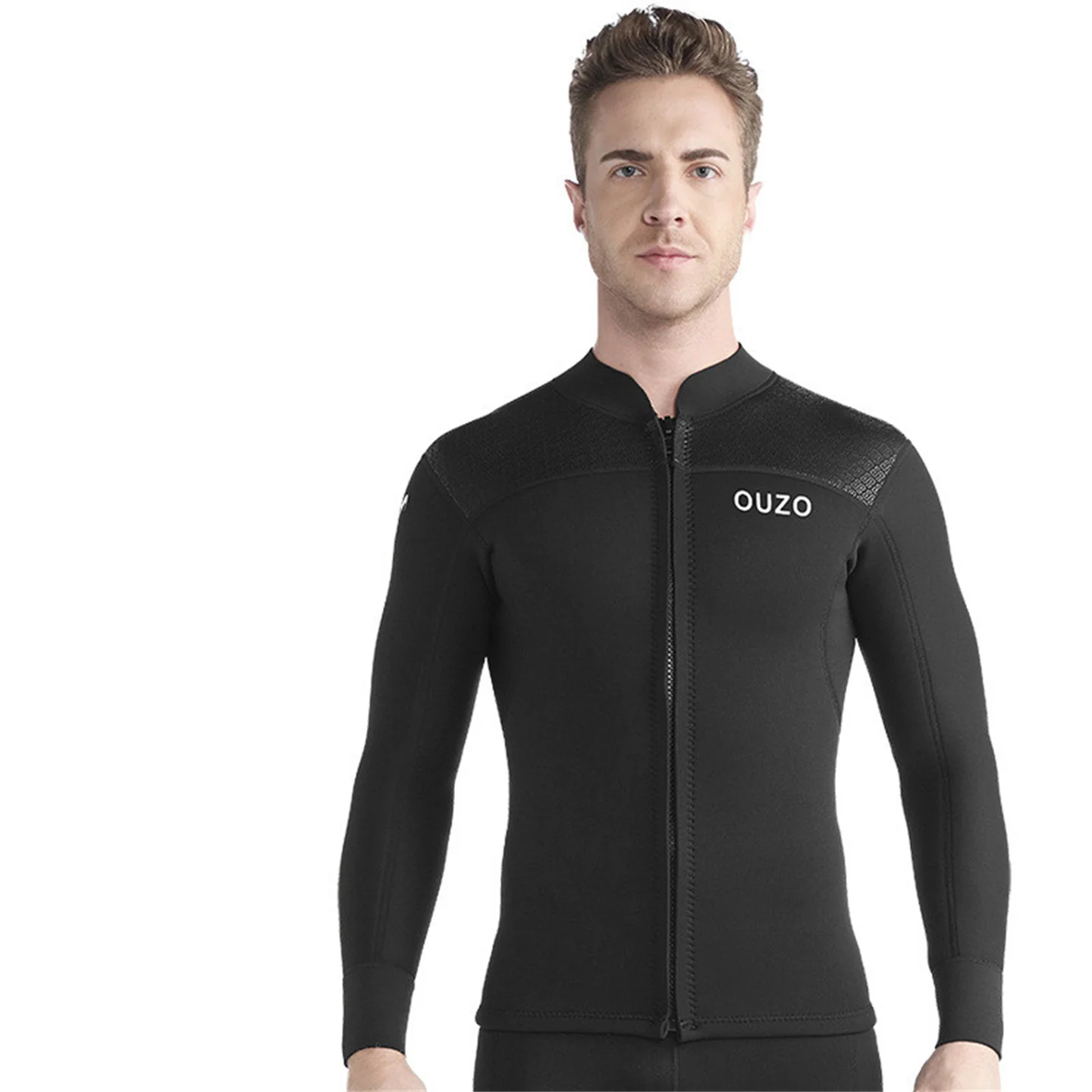 

3MM Neoprene Diving Jacket Men Long Sleeve 2 Pieces Separate Wetsuit For Scuba Spearfishing Surfing Snorkeling Thermal Swimwear