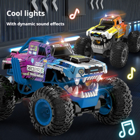 Ud2802a 1:12 Full Scale Highspeed Stunt Car Standing Monster Truck Big Tire Lighting Music Spray Rotating Toy Remote Control Car