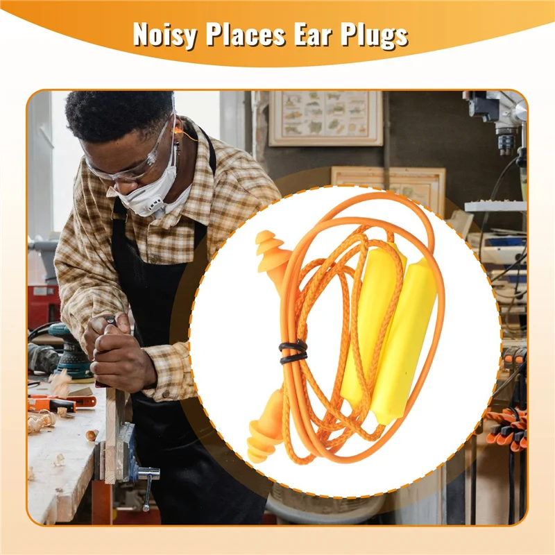 【RECOMENDAR】20X Ear Plugs Bluetooth Earphone For Work, Noise Suppression, Hearing Protection,Construction Sites, Noisy Places Or