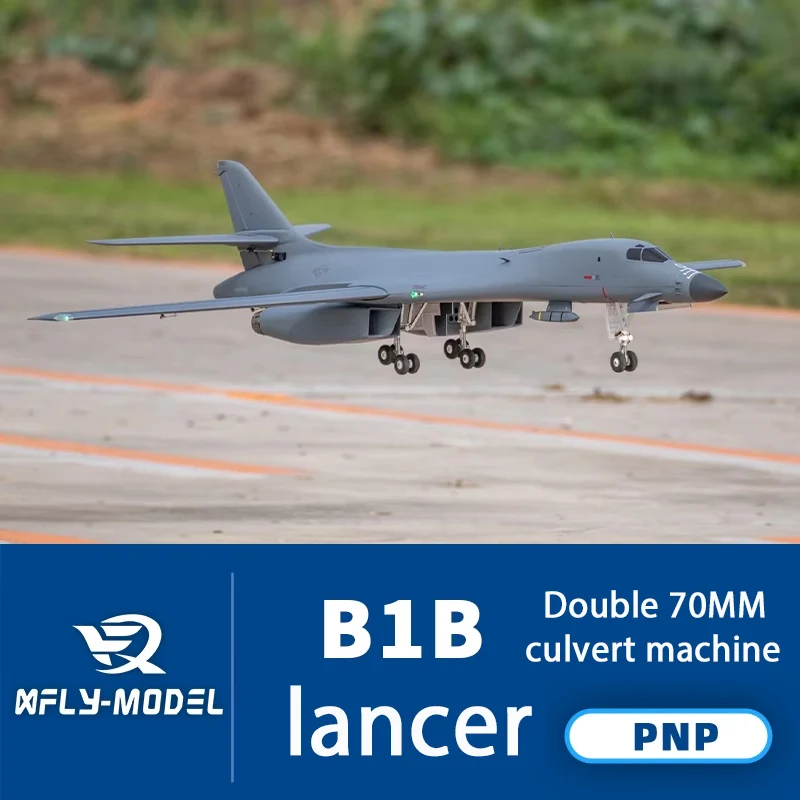 Xfly Double Culvert 70mm-B1B (Lancer) Bomber Outdoor Rc Adult Remote Control Toy Aircraft