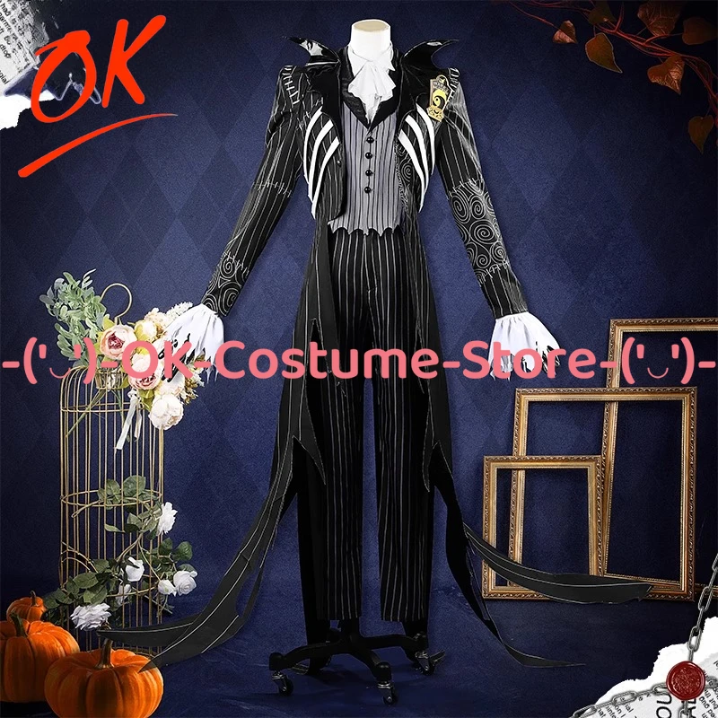 [حجم مخصص] أزياء Twisted Wonderland Skully التأثيرية أزياء الهالوين لحدث لعبة شخصية الزي بدلة موحدة لحفلات الكرنفال