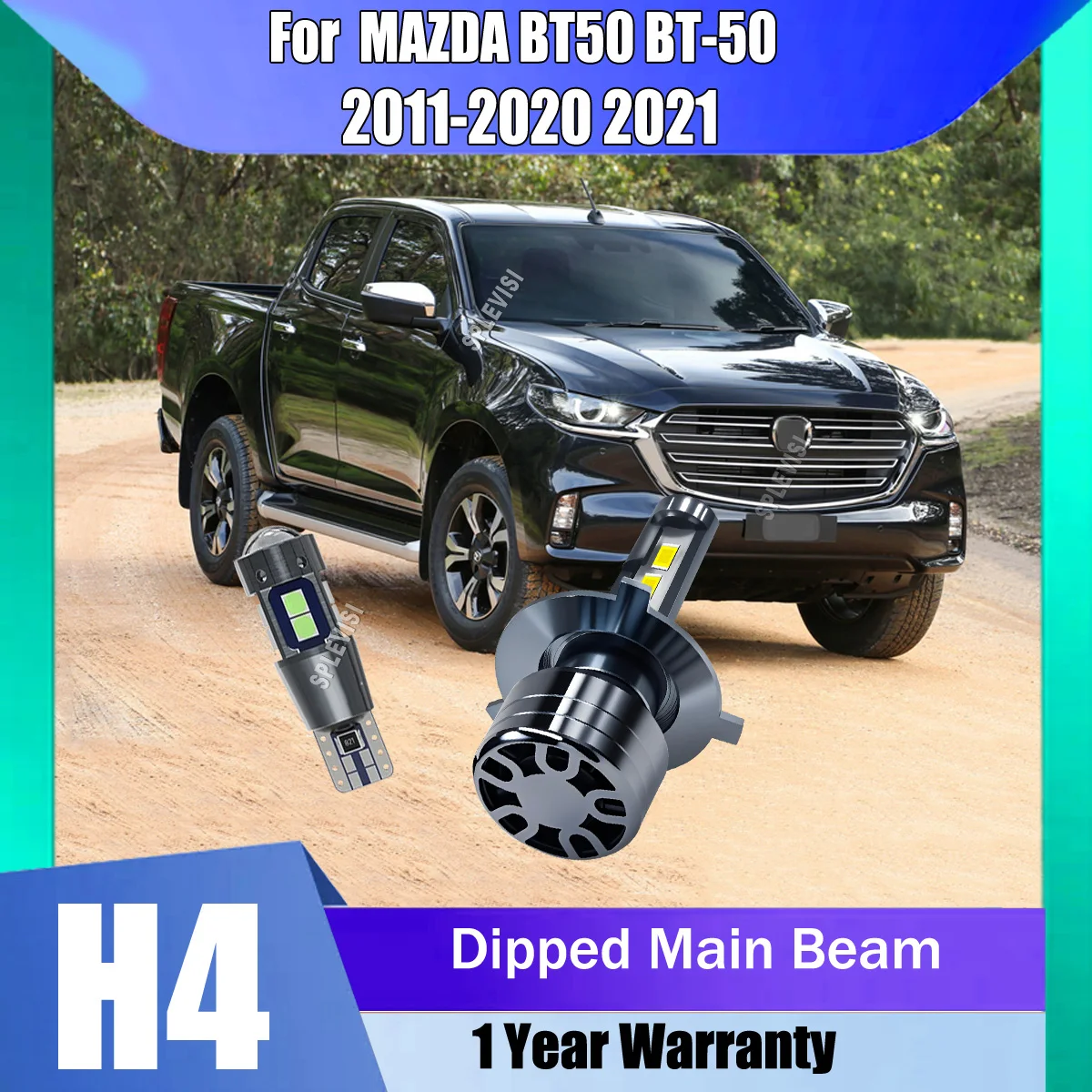 

9-16 В h4 9003 светодиодная фара с 360° ° Регулируемое стопорное кольцо для MAZDA BT50 2011 2012 2013 2014 2015 2016 2017 2018 2019 2020 2021