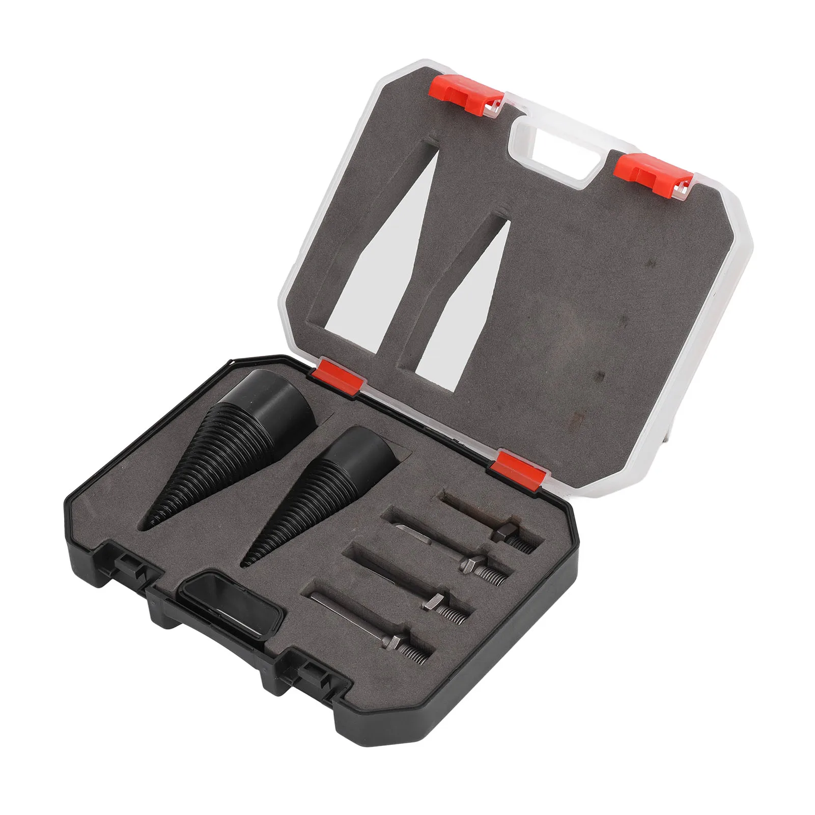 Set mata bor pemisah 6 bagian yang dapat dilepas; mata bor tugas berat; mata bor spiral untuk auger tangan