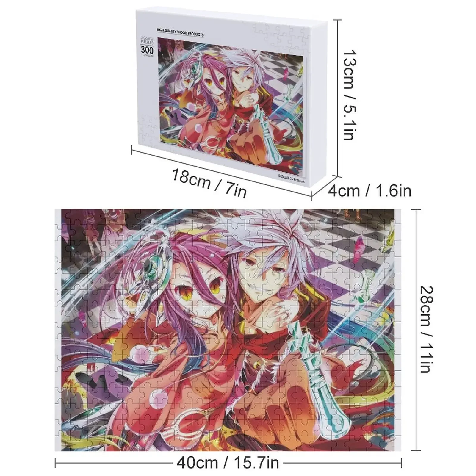 ไม่มีเกมไม่มีชีวิต 29 จิ๊กซอว์ ของเล่นนิยายสำหรับเด็ก 2022 ปริศนาสัตว์ไม้