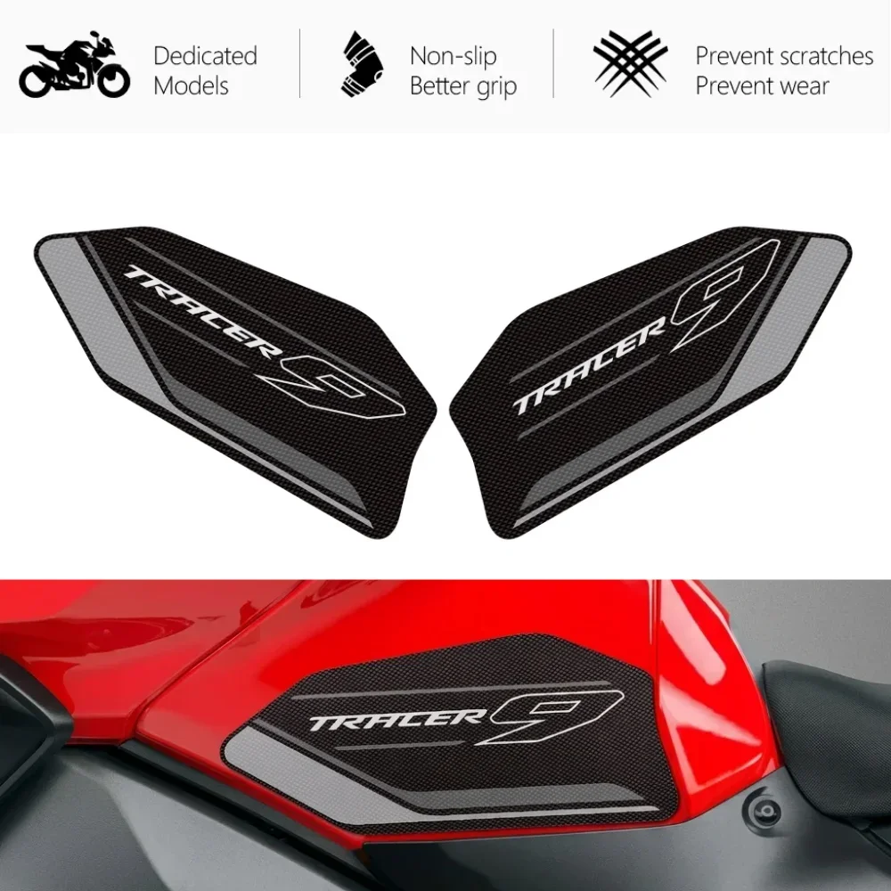 

Motorcycle Side Tank Pad Knee Grip for Yamaha Tracer 9 GT+ (2025-2026)