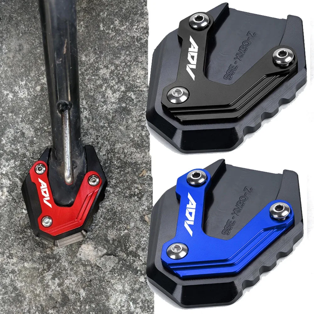 For Honda  ADV 350 ADV350 2021-2025 2026 CNC Aluminum Motorcycle Kickstand Side Stand Foot Extension Pad  ADV350 Accssories