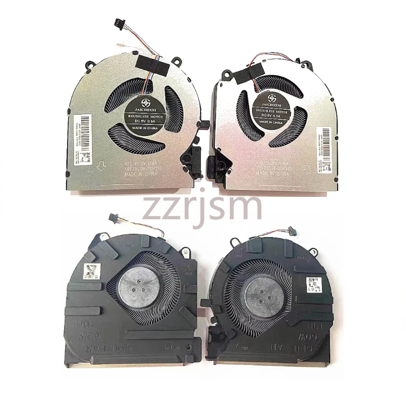 For Pavilion gaming 7 Victus 16-D 16-E TPN-Q263 TPN-Q264 New laptop CPU and GPU Cooling Fan M75725-001 M75727-001
