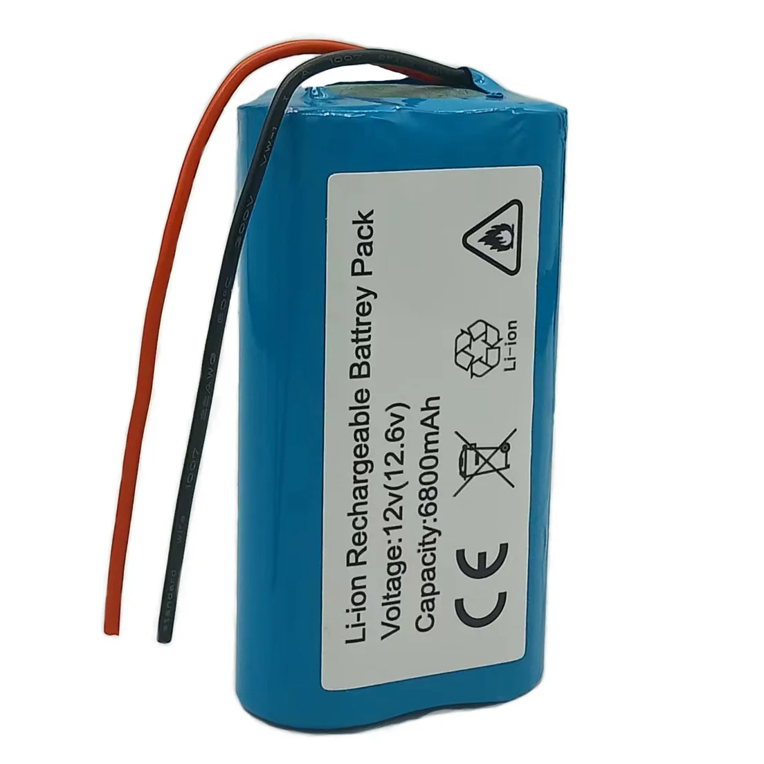 جديد 100%. بطارية ليثيوم أيون 11.1 فولت 6800 مللي أمبير 12 فولت 3S1P. 6800 MAh