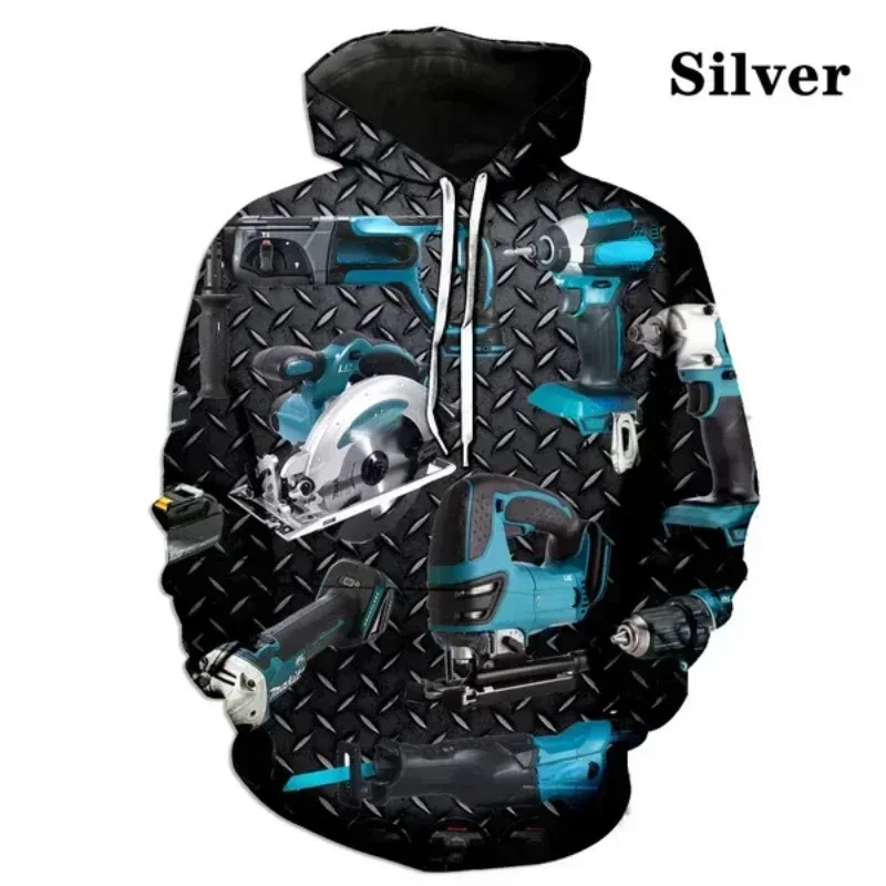 Beautiful Makita Tools Hooded Sweatshirt Casual Hoodie 3D Printed Hoodies Oversized Haikyuu Graphic Cosplay Men\'s Clothing