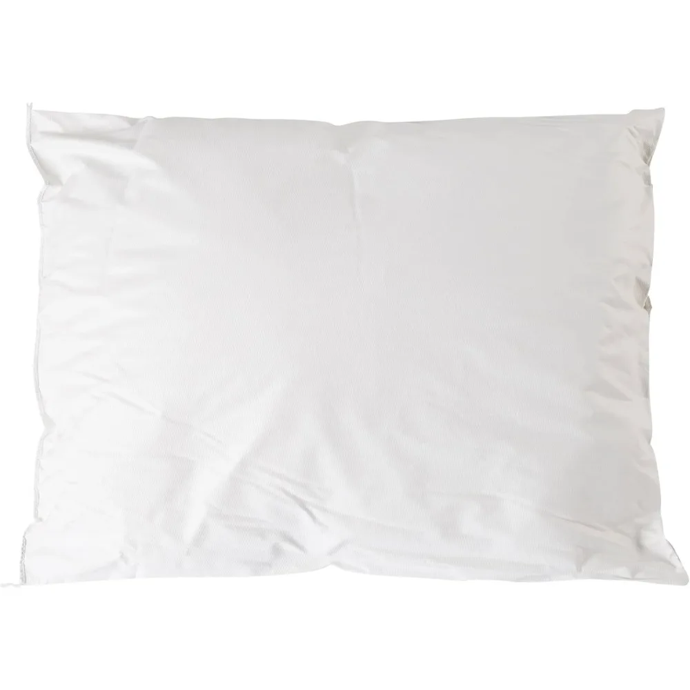 Disposable Bed Pillows - Extra Full Loft, Polyester Fill, 28 oz - White, 20 in x 26 in, 12 Count