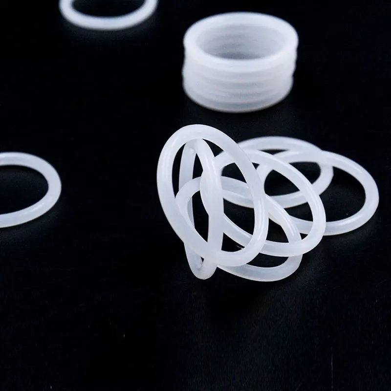 10PCS/Lot White VMQ O‑Ring CS1.8mm ID34.5-50mm Good Elasticity Silicone Rubber Gasket WasherFor Machinery Plumbing Sealing