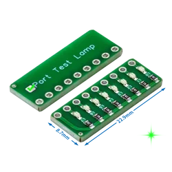 8-segment LED Port Test Lamp Indicator Running water Port test lamp Red, Green and Blue Colors Optional