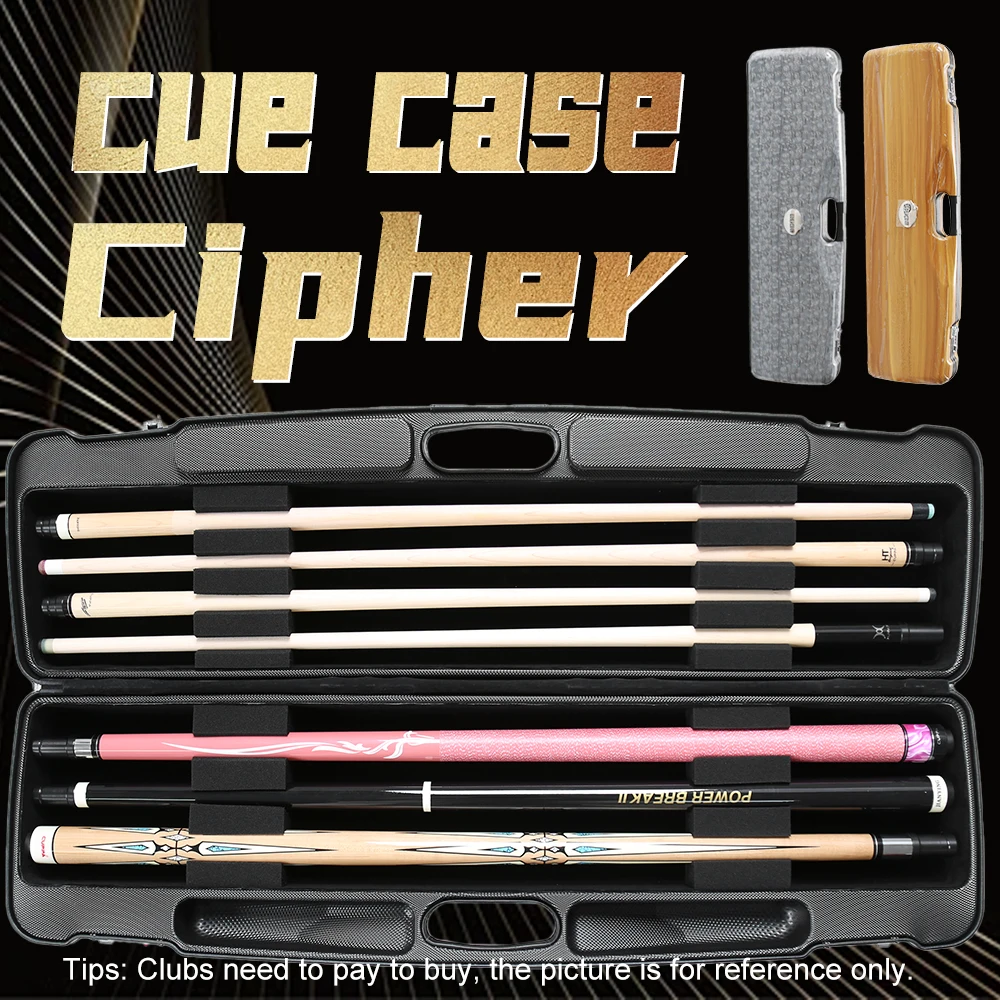 2024 High Quality Billiard Cue Case Billiard Pool Cue Case Billiard Accessories Combination Lock Pool Cue Case1/2 Split Case