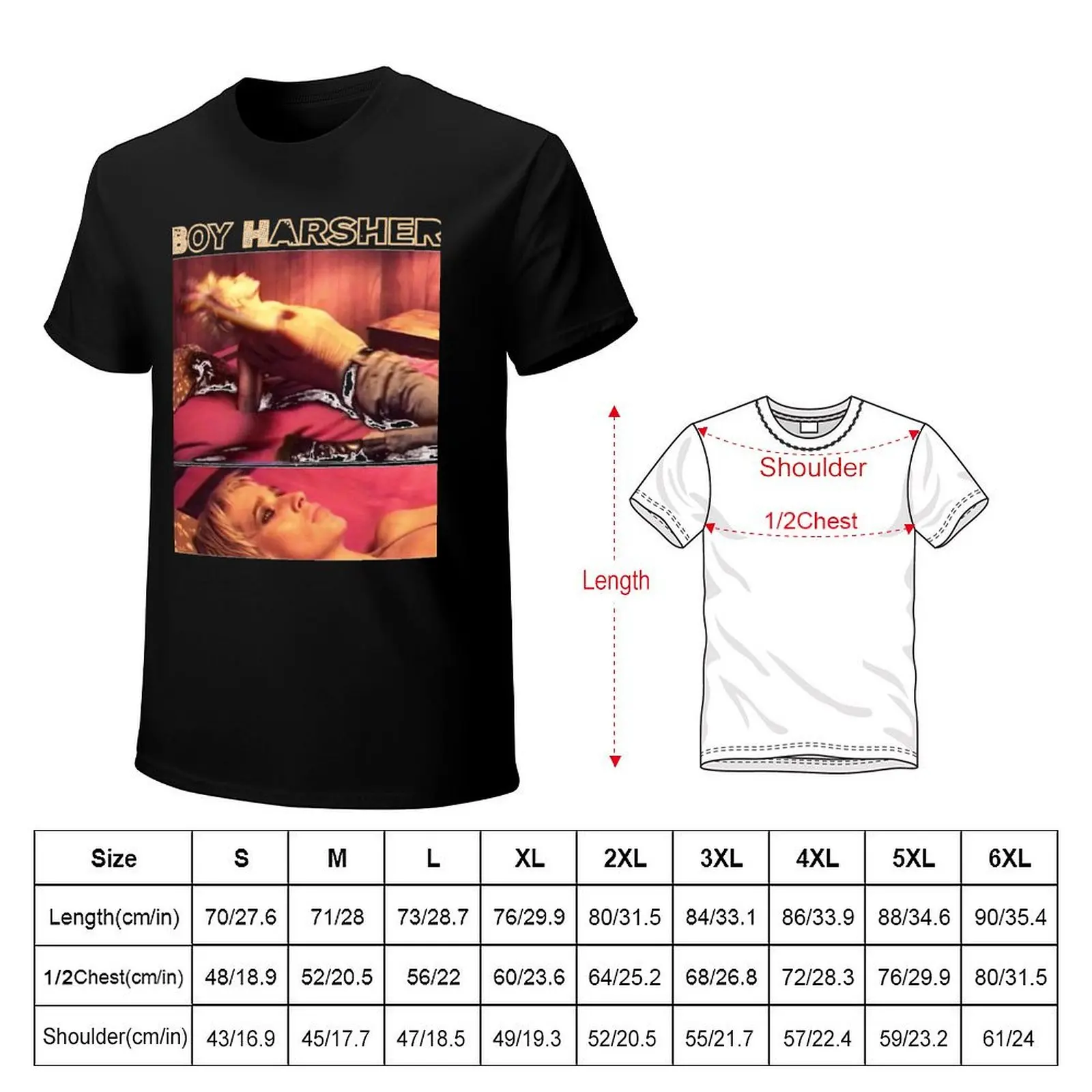 BOY HARSHER NUDE CLUB T-Shirt summer clothes vintage clothes anime t shirts man t shirt Men's cotton t-shirt