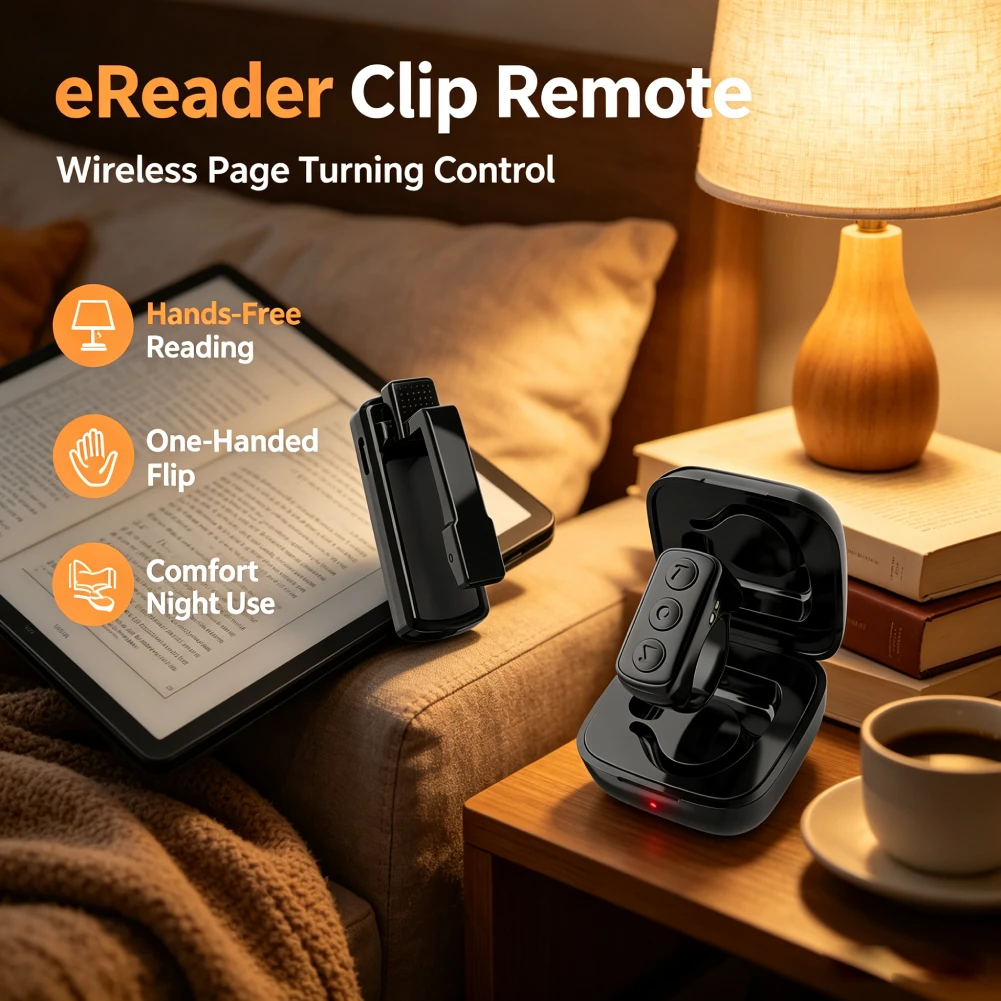 E-Reader Controller Bluetooth-Compatible 5.0 Scrolling Ring for  for Android  for for for for   for Kindle Paperwhite/Oasis
