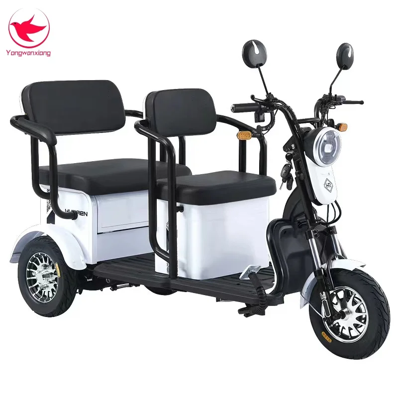 2024 China factory Charge Power Mobility  Adult Three Wheel Price Cheap high carbon steel Electric Tricycle