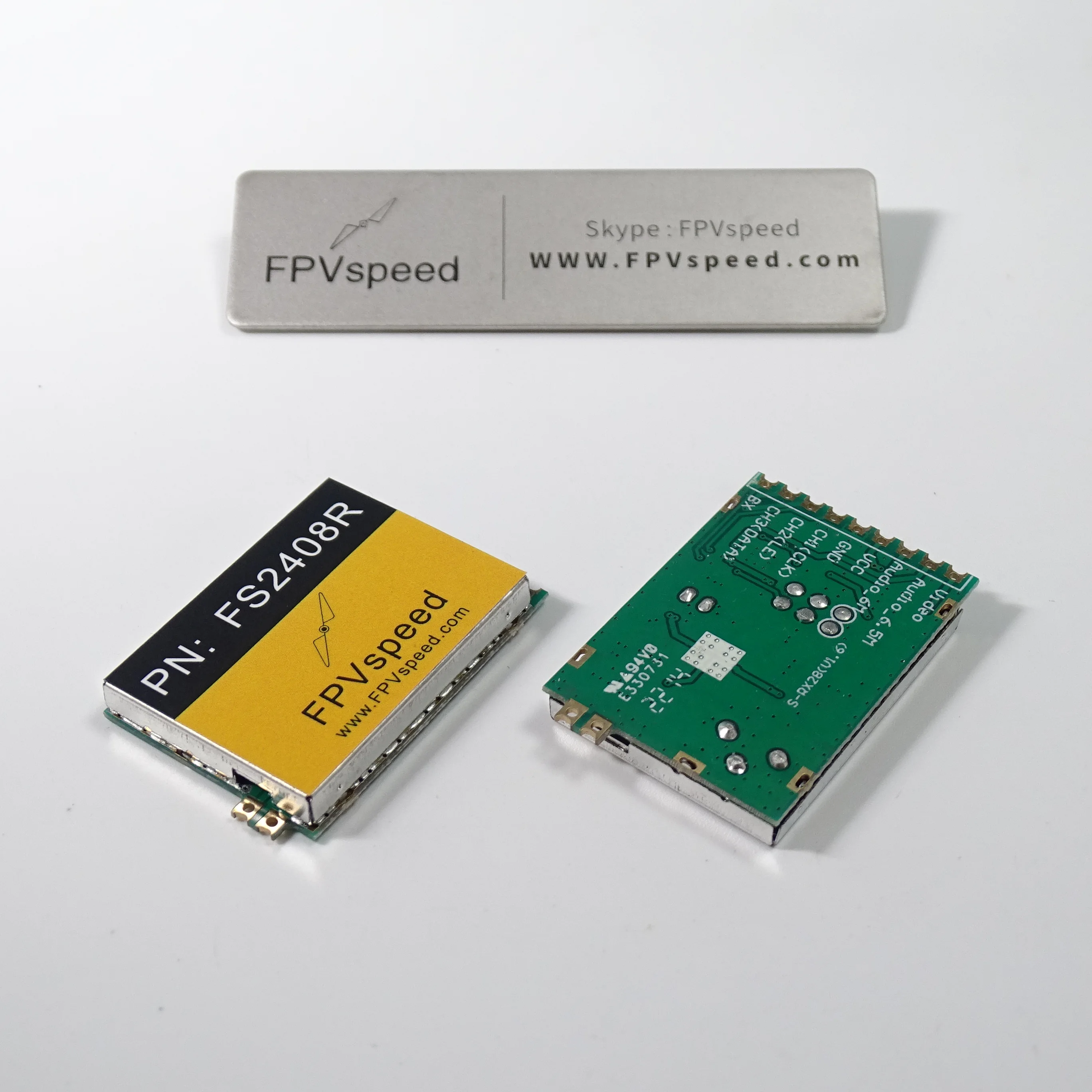 

2.4GHz VRX 8CH FPVspeed FS2408R Receiver Module (2370MHz-2510MHz) with high sensitivity RX6788 SM106R S-RX28