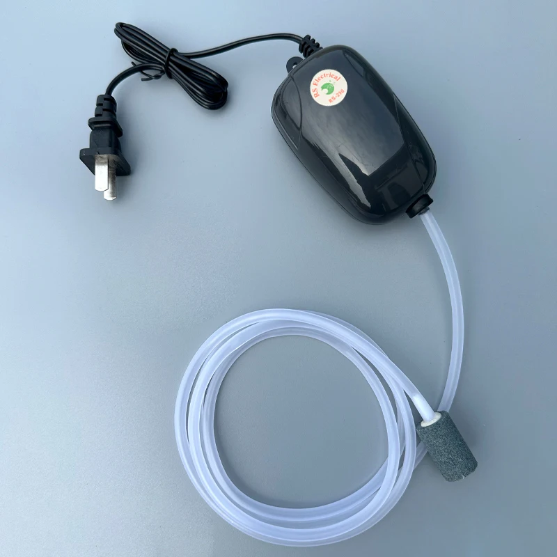 Aquarium Sauerstoff Luftpumpe Aquarium Kompressor Ultra Silent Oxygenator Blase Belüfter Tragbare Aquarium Zubehör 220V 3W 5W – Detail 2