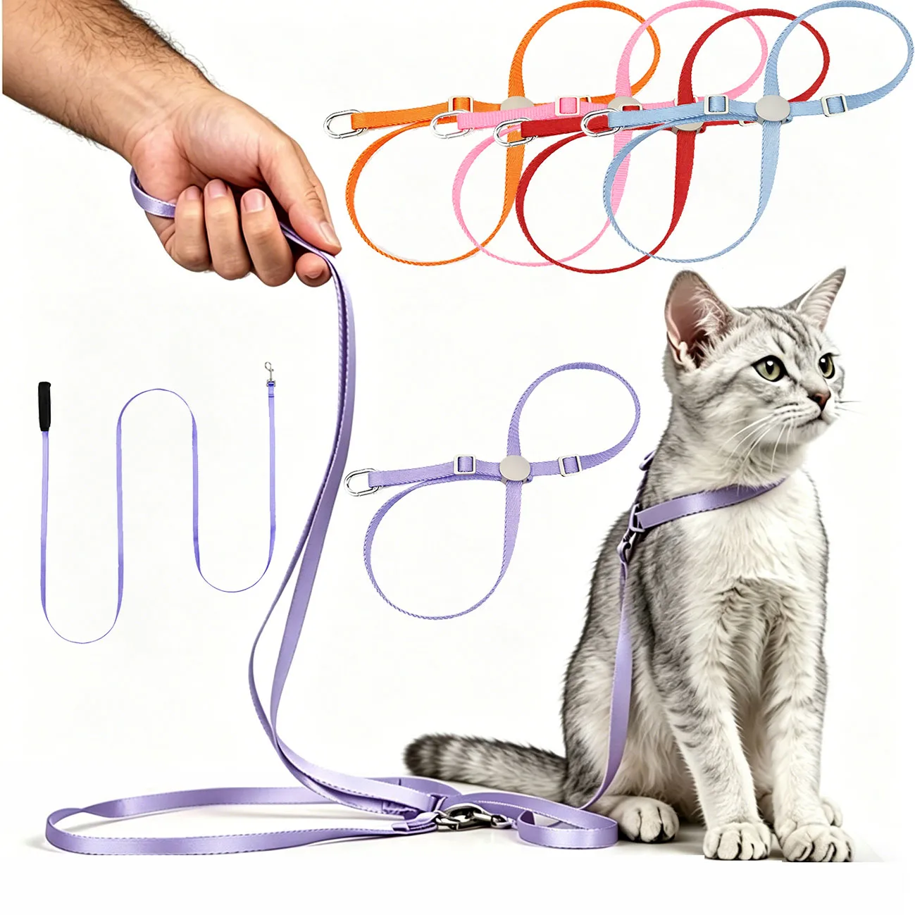 cat-harness-and-leash-set-escape-proof-adjustable-small-dog-pet-harness-vest-for-kittens-and-puppies-chest-strap-lead-walking