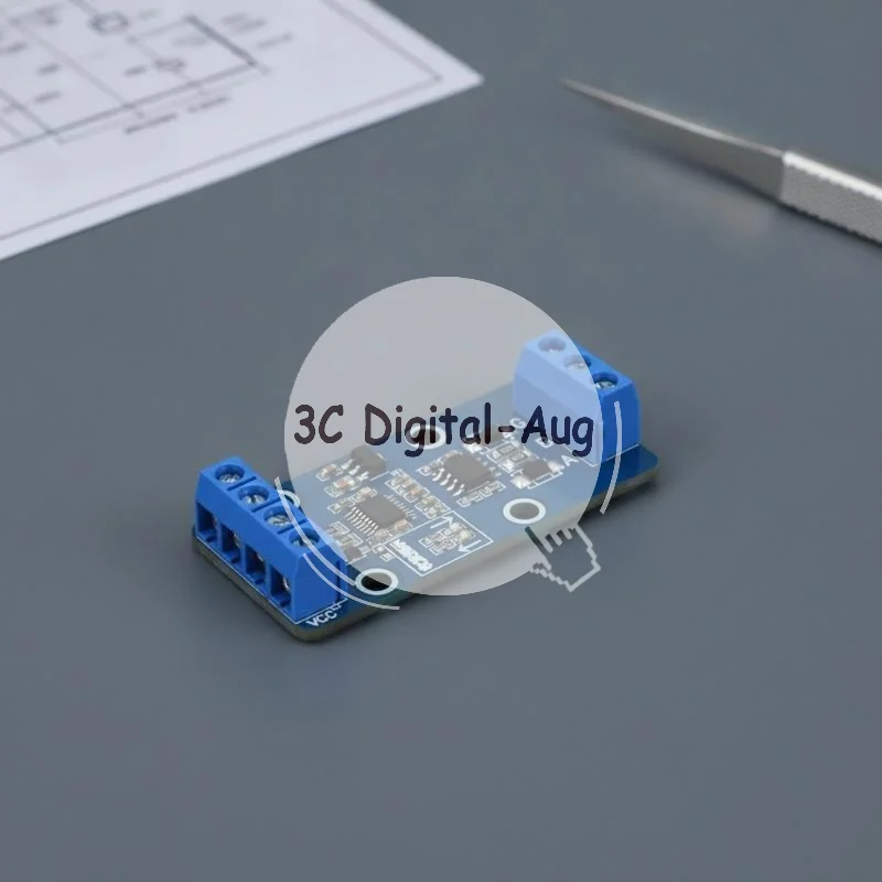 1Pcs RS232 To RS485 Converter Module Stable Transmission Serial Port Signal Board for Small Industrial Control System Installat