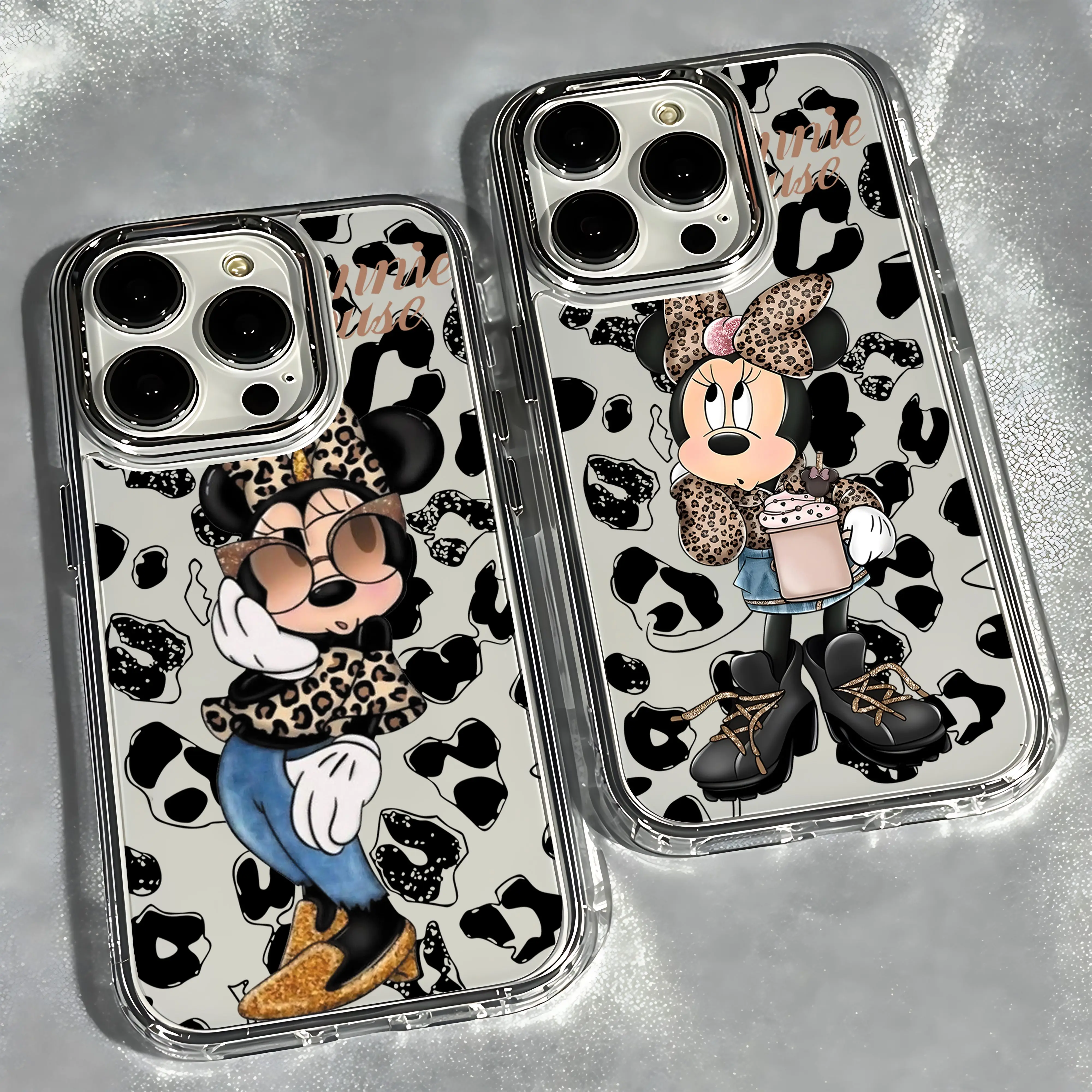 Minnies Mouses Phone Case for Samsung Galaxy S26 S25 S24 S23 S22 S21 S20 Note20 FE Ultra Edge Plus 4G 5G Transparent Soft Cover