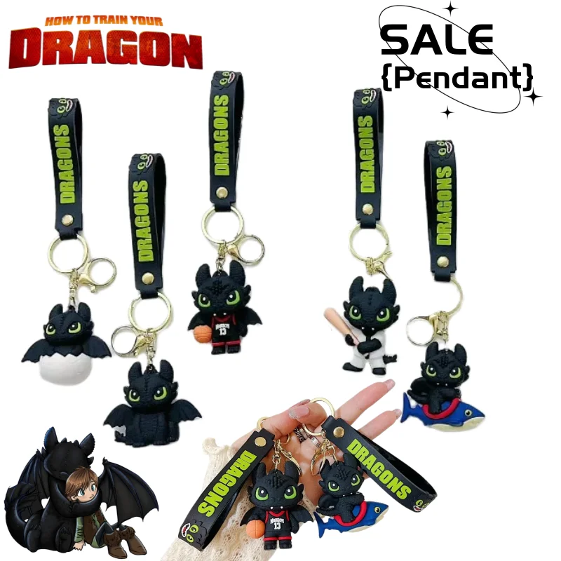 

New Creative How to Train Your Dragon Keychain, Cartoon Cute High-Value Fashion Personalized Key Chain, Student Backpack Pendant