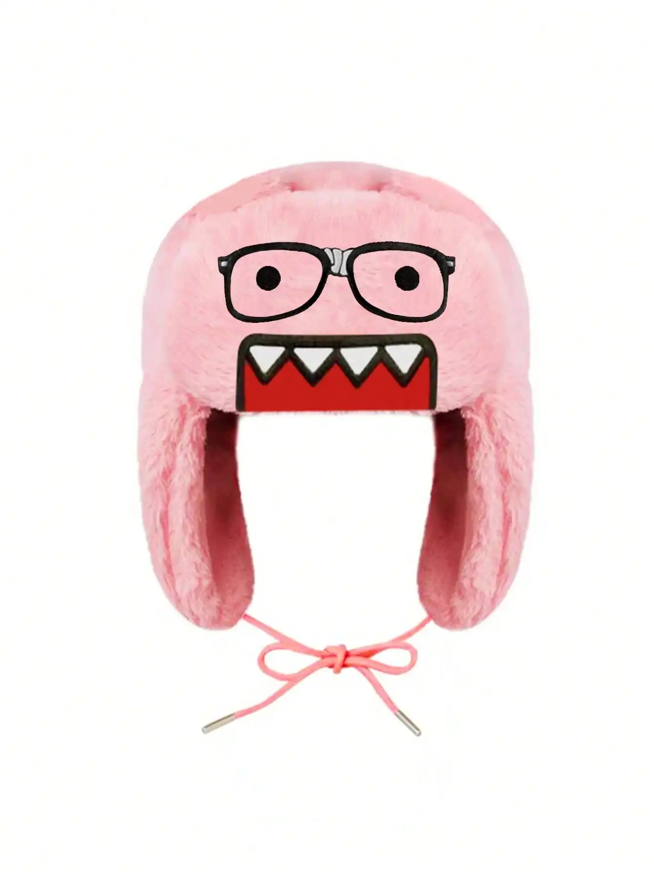 Outdoor New Glasses Domo kun Cartoon Embroidered Knitted Hat Same Style Warm Windproof Hip Hop Casual Trendy Hat Autumn Winter