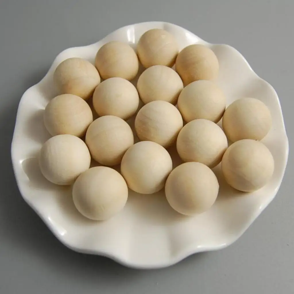 Crafting Wooden Spacer Beads Natural Jewelry Accessories for Beadwork and Art Projects