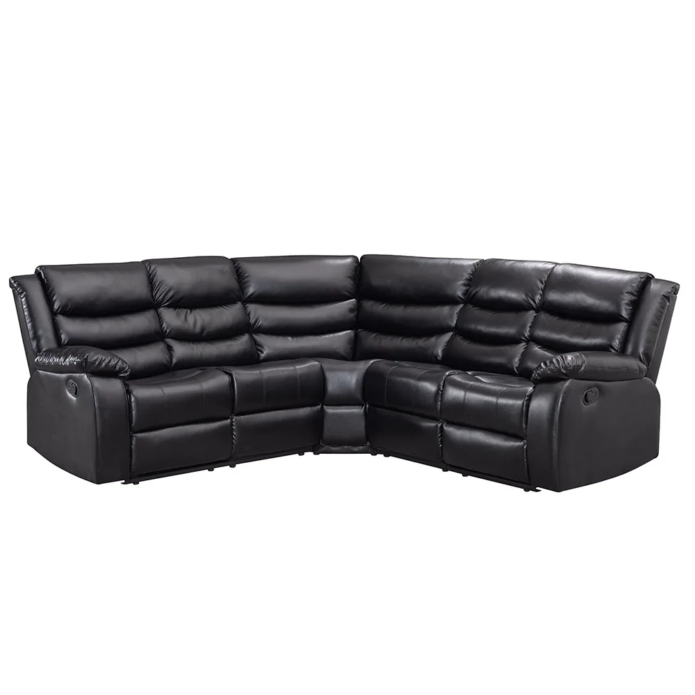 

Modern Electric Multifunctional Leather Fabric Sofa Recliner Set Massage Large Living Room Apartment Simple Corner Design Direct
