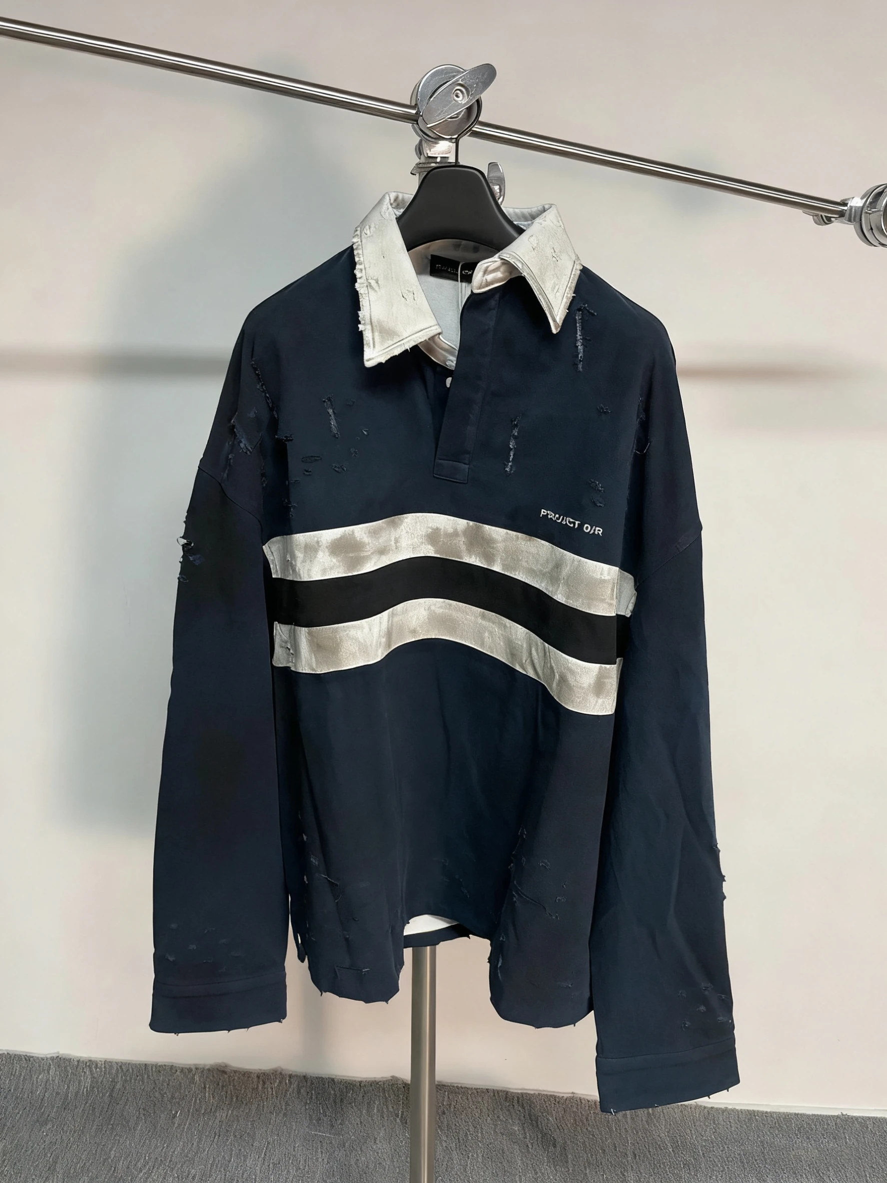 

Мужская повседневная свободная толстовка Ailz Project в винтажном стиле с эффектом потертости, в полоску, в американском стиле, для повседневной носки