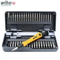 Wiha 44624 40 in 1 ESD Micro Precision Magnetic Screwdriver Set Magnetic Screw Driver with 42pcs Screwdriver Bit Set Z6901C4