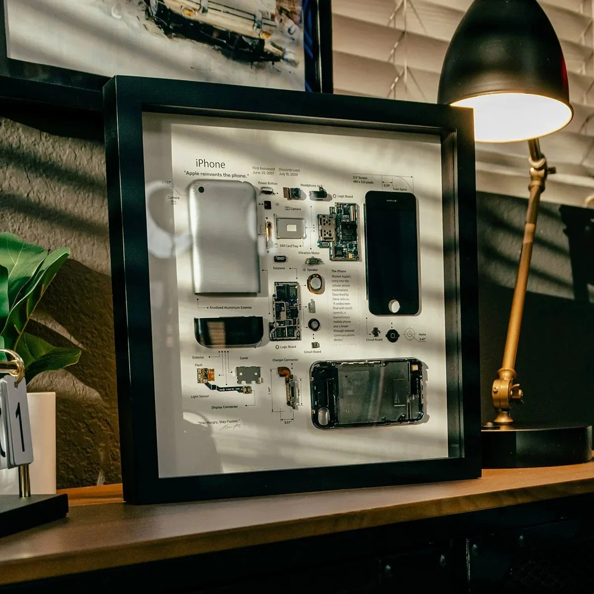 First-generation Mobile for Phone Frame Framed Art Dismantling Accessories Gift Collection