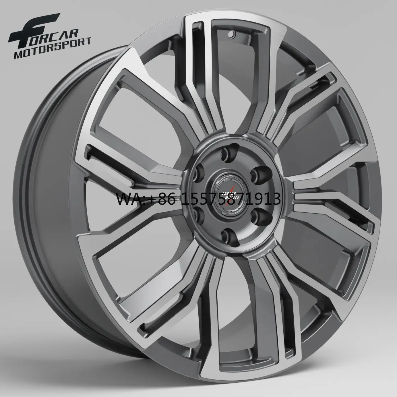 

Gunmetal Monoblock Design High-Tech Lightweight 16 17 18 19 20 21 22 23 24 Inch Forcar Motorsport Alloy Forged Wheels Rims